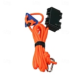 economico Striscie luci a batteria-1 corda luminosa da campeggio per esterni, 3 m/5 m/10 m, impermeabile IP66, corda antivento per tenda con 8 modalità di illuminazione, design durevole e vano batteria impermeabile AA.