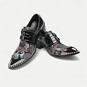 levne Elementární Společenské Boty-Černé kožené monk strap boty pro muže – Chic formální obuv na večírky a noční akce