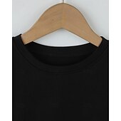 100% قطن أطفال للصبيان أسود حروف تي شيرت كنزات رقبة العمل كم قصير عطلة فضفاض مناسب للبس اليومي موضة تصميم رياضي طباعة الصيف رخيصةأون رؤية 3D وهندسة الصبي-100% قطن أطفال للصبيان أسود حروف تي شيرت كنزات رقبة العمل كم قصير عطلة فضفاض مناسب للبس اليومي موضة تصميم رياضي طباعة الصيف