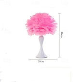 Недорогие ночники-Настольная лампа / Прикроватные светильники Окружающие Лампы / Декоративная Современный современный Назначение Спальня / Девочки Металл 110-120Вольт / 220-240Вольт Белый / Розовый / Красный