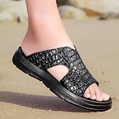 cheap Vacation Sandals-Men&#039;s Copper Faux Leather Slide Sandals with Embossed Crocodile Pattern and Black Cushioned Sole – Stylish Slip-On Sandals for Indoor Lounge, Poolside Relaxation, or Resort Wear