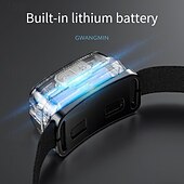 cheap Flashlights &amp; Camping Lights-Motion Sensor Rechargeable LED Headlamp Headlight Torch Flashlight
