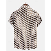 cheap Tops-Retro Vintage 1970s Shirt Disco Geometic Psychedelic Men&#039;s Halloween Carnival Music Festival Pride Parade Pride Month Adults&#039; Shirt