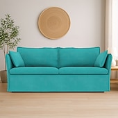 cheap Sofa Cover-Sofa Cover Suitable For BACKSÄLEN Sofa Solid Color Quilted Velvet Slipcovers