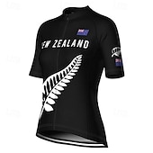 abordables Maillots pour femmes-Femmes Maillot de cyclisme Manche Courte Cyclisme T-shirt Maillot Top avec 3 poches arrière VTT Vélo tout terrain Cyclisme sur route Triathlon Respirant Séchage Rapide Évacuation de l&#039;Humidité Bandes