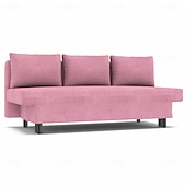 preiswerte Sofabezug-Sofabezug passend für Älvdalen-Sofa, einfarbig, gesteppte Polyester-Schonbezüge