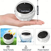 cheap Underwater Lights-2 Pcs Underwater Lights Floating Pool Light Solar LED Color Changing Light IP67 Waterproof  for Outdoor Hot Spring Ponds Gardens and Hot Tub Fountain Lights at SPA Parties