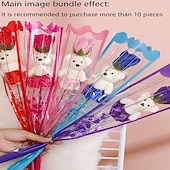 cheap Gifts-Romantic Bear Soap Bouquet, Ideal Gift for Mother&#039;s Day, Valentine&#039;s Day, Father&#039;s Day, Christmas, Wedding Party, and Home Decoration, Simulation Flower for Event Promotion