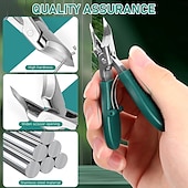preiswerte Persönliche Pflege &amp; Gesundheit-Nagelknipser mit abgeschrägtem Adlerschnabel, langer Griff, breite Backenöffnung, spritzwassergeschützter, abgeschrägter Nagelknipser, drei Sets abgeschrägter Adlerschnabel-Nagelknipser, für dicke