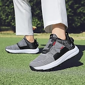 cheap Men&#039;s Golf Shoes-Men&#039;s White Golf Shoes with Multi-Traction Sole - Lightweight, Breathable Design for Outdoor Sports