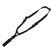 cheap Camping Equipment-Tactical One Single Point Sling Strap Bungee Rifle Gun Sling with QD Buckle