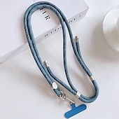 お買い得  携帯電話用ストラップとリストストラップ-調節可能な携帯電話用ストラップ（金属製クリップとパッチ付き） - 携帯電話ケース用のシンプルなネックロープ