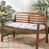 お買い得  防水カバー-屋外用ベンチクッションパッド、130 x 50 cm 2/3人掛けスイングベンチソファクッション、ソフトシェーズスイングクッション、長方形ベンチシート、金属製木製ベンチ用ソフトパッドマット