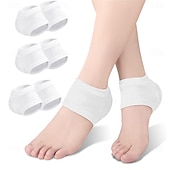 economico Cura Personale &amp; Salute-3 paia di calzini idratanti in gel per talloni da donna e da uomo, calzini protettivi in silicone per la notte per talloni secchi e screpolati, calzini da notte invisibili per la cura dei talloni