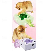 abordables Jouets pour chiens-Jouet à Plumes Jouet interactif Souris et animal jouet Jouet à l&#039;herbe à chat avec Amovible Durable Chargeur USB Exercice pour animaux Libération de la pression pour Chat Chaton Intérieur Extérieur
