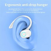 cheap TWS True Wireless Headphones-S10 Bluetooth 5.2 Ear Hook Wireless Earbuds – Waterproof Business Headset with Mic for Phone Calls and Sports