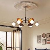 economico Luci a sospensione-Lampadario a sospensione a LED con 3/6/8 teste, lampadario Firefly, illuminazione a sospensione a LED, lampada da soffitto postmoderna, lampada a sospensione, lampadina inclusa, AC220V AC110V