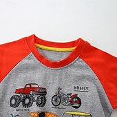 halpa T-paidat ja muut paidat-Lapset Poikien T-paita Tee Piirretty Lyhythihainen Crewneck Lasten toppi Koulu Ihana Perus Kesä Rubiini 4 vuotta +