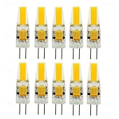 economico Luci LED bi-pin-Lampadine a LED G4 da 3 W equivalenti a lampadine alogene bi-pin con attacco G4 tipo T3 JC da 30 W, AC/DC 12 V, bianco caldo per luci sottopensile, luci da soffitto, camper, barche, 10 pezzi