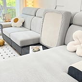 baratos Cobertura de Sofa-Capa de almofada de sofá jacquard grossa, protetor de móveis, capas de sofá para sofás, antipoeira, capa de assento removível, capa para crianças e animais de estimação