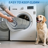 abordables Tapis de Refroidissement-Tapis rafraîchissant pour chien - lit rafraîchissant instantané pour chien &amp;chats non toxiques &amp;tapis rafraîchissant antidérapant lavable en machine pour l&#039;intérieur &amp;utilisation en voyage