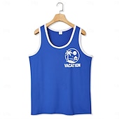 economico Canotte da palestra-Per uomo Canotta Gilet Canottiera Maglietta senza maniche Senza Maniche Collo a U Scollo a Cucchiaio Estate Tinta unica Semplice Moda Sportivo Classico Blocco di colore Streetwear Casuale Sportivo