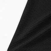 preiswerte Urlaub-Herren Waffel-Poloshirts Golfshirt Arbeit Lässig Revers Kurzarm Basic Modern Einfach Knöpfe Sommer Normale Passform Schwarz Weiß Khaki Waffel-Poloshirts