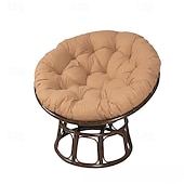 abordables Housse de canapé-Coussin rond pour balcon, patio, jardin, extérieur ou intérieur, coussin de chaise suspendu, coussin de remplacement pour chaise en forme d&#039;œuf