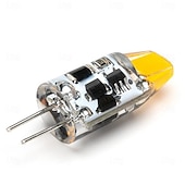 זול נורות דו-פיניות לד-נורות לד G4 AC/DC12V-24V 2W ניתן לעמעום נורת G4 דו-פינית T3 JC בבסיס שווה ערך לנורת הלוגן G4 של 20W לבן לבן חם לנברשת קריסטל 10 יחידות