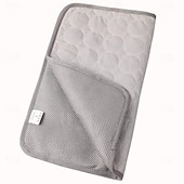 billige Kjølematte-kjølematte for hunder - øyeblikkelig kjølende kjæledyrseng for hunder &amp;katter giftfri &amp;Maskinvaskbar sklisikker kjølig matte med bunn for innendørs bruk &amp;reisebruk