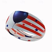 preiswerte Haarstyling-Zubehör-Stirnbänder mit amerikanischer Flagge für Männer, patriotisches gedrehtes Haarband in Rot, Weiß und Blau, dehnbares, sportliches Haar-Accessoire für den Unabhängigkeitstag der USA, den Gedenktag