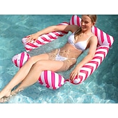 cheap Beach &amp; Outdoor Toys-1 Pack Hammock Pool Floats Adults Multi-Purpose Inflatable Pool Floats PVC Water Hammock Lounge Floaties