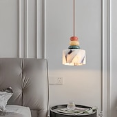 preiswerte Pendelleuchte-12 cm Hängelaternen-Design Pendelleuchte Marmor Galvanisiert Modern 110-120V 220-240V