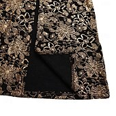 preiswerte Bodenlänge-Kleid Mutter der Braut Kleid Elegantes Boot-Ausschnitt Bodenlänges Spitzen Kurzarm mit Pailletten