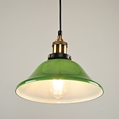 economico Design di Tamburo e Cono-Lampadario vintage, luci decorative da magazzino, lampada a sospensione in stile antico, lampada a sospensione a cupola industriale, attacco E27, luci sospese per negozi di abbigliamento e uffici,