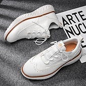 economico Sneakers Casual-scarpe da ginnastica da uomo blu in maglia con lacci, design elegante e suola ammortizzata per camminare, correre e l'uso quotidiano