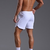 cheap Sweat Shorts-Men&#039;s Athletic Shorts Sweat Shorts Shorts Summer Shorts Pocket Drawstring Elastic Waist Plain Comfort Breathable Short Outdoor Sports Classic Casual Black White Micro-elastic
