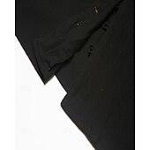economico camicia da uomo con bottoni-Per uomo Camicia Camicia Estiva Camicia casual Camicia da Spiaggia Camicia con Bottoni Nero Bianco Rosa Arancione Verde militare Manica Lunga Semplice Colletto alla coreana Vacanza Camicia hawaiana