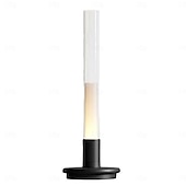 cheap Bedside Lamp-LED Table Lamp, Soft Light No Stroboscopic Rechargeable Ambient Light Touch Controls Multi Tone Lighting 1800mAh High Capacity Battery LED Night Light for Dinner Bar Restaurant