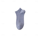 preiswerte Herren Elite Zubehör-Herren 1 Paar Socken No-Show und Liner-Socken Schwarz Weiß Farbe Einfach Schule Formell Outdoor Dünn Sommer Frühling Herbst Ganzjahres Täglich Lässig