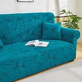 baratos Cobertura de Sofa-Capa elástica para sofá em tecido jacquard, capa elástica para sofá secional em formato de L, capa de canto para sala de estar, 1/2/3/4 lugares