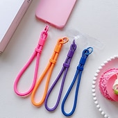 baratos Cordões de telefone e pulseiras-alça de pulso para celular com clipe removível – cordão curto e fofo para capa de celular