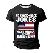 cheap Patriotic Veteran T shirts-Patriotic T Shirts For Men Local Egg T Shirt Short Sleeve T shirt 3D Print Crew Neck Shirt Military Funny Political T Shirt Street Casual Daily Black Blue Green Summer Spring Clothing Apparel S M L