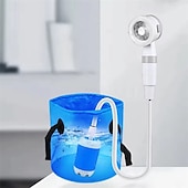 cheap Camping Equipment-Portable Shower for Camping Rechargeable Electric Shower Pump Outdoor Camp Shower for Hiking Traveling