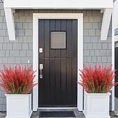 olcso Műnövények és virágok-műlevendula virág, műanyag modern kortárs szabálytalan asztali virágdekoráció, egyedi design otthoni irodába, stílusos műnövény kompozíció