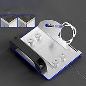 baratos acessórios de perfuração-Suporte para rebarbadora angular para corte de azulejos com chanfro de 45, suporte para rebarbadora angular com chave de fenda, ferramenta de chanfradura de azulejos de aço inoxidável para rebarbadora