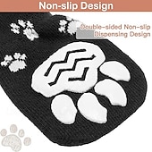 economico Stivali &amp; Protettori per Zampe-Calzini antiscivolo per cani per evitare che si lecchino le zampe, scarpe per cani per pavimenti caldi, stivaletti per cani di piccola, media e grande taglia, stivali con controllo della trazione per