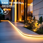 billiga Event &amp; Party Supplies-20 st. neonljusklämmor för montering av genomskinliga, vattentäta LED-remsor - självhäftande väggfäste för GoVee och andra neon-LED-remsor