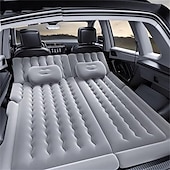 baratos Capas para bancos de automóveis-colchão de ar para carro colchão de ar inflável para carro com bomba assento traseiro engrossado cama de viagem colchonete portátil para dormir