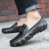 halpa Miesten lenkkarit-Miesten tummanruskeat loaferit solkikoristeilla – muodikkaat slip-on-kengät toimistolle, arkeen ja iltaan